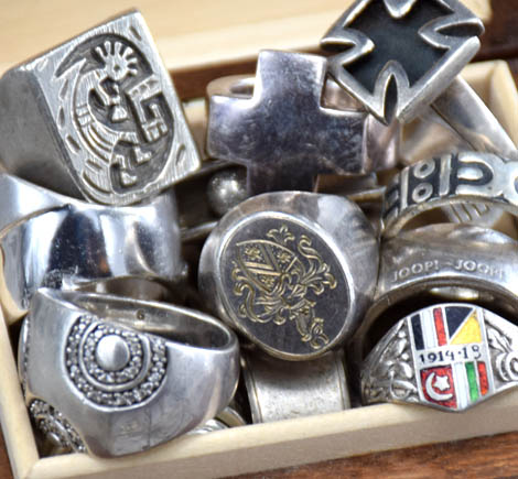 Antique Silver Ring Collection